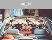 Tablet Screenshot of chrisfosseyphotography.com